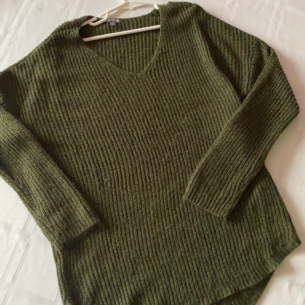 Olive green sweater